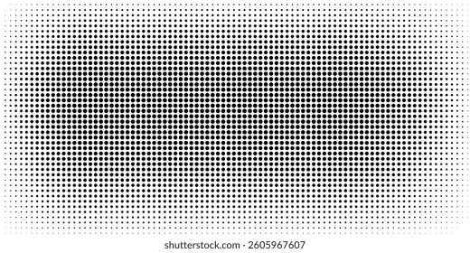 Grunge halftone gradient background. Faded grit noise texture. White and black sand wallpaper. Retro pixelated backdrop. Anime or manga style comic overlay. Vector illustration