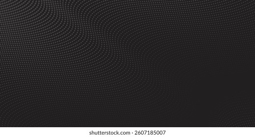 Grunge halftone gradient background. Faded grit noise texture. White and black sand wallpaper. Retro pixelated backdrop. Anime or manga style comic overlay. Vector graphic design textured template
