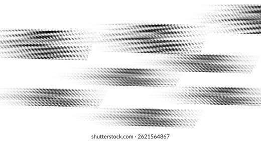 Plano de fundo gradiente de meio-tom do Grunge. Textura de ruído de grão desbotado. Papel de parede de areia branca e preta. Fundo retro pixelizado. Anime ou manga estilo história em quadrinhos. Modelo texturizado de design gráfico vetorial