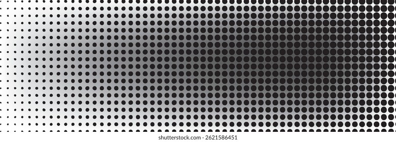 Plano de fundo gradiente de meio-tom do Grunge. Textura de ruído de grão desbotado. Papel de parede de areia branca e preta. Fundo retro pixelizado. Anime ou manga estilo história em quadrinhos. Modelo texturizado de design gráfico vetorial