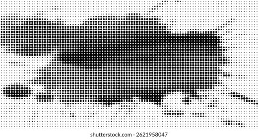 Plano de fundo gradiente de meio-tom do Grunge. Textura de ruído de grão desbotado. Papel de parede de areia branca e preta. Fundo retro pixelizado. Sobreposição de quadrinhos em estilo anime ou mangá