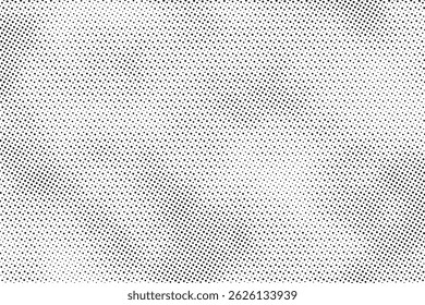 Plano de fundo gradiente de meio-tom do Grunge. Textura de ruído de grão desbotado. Papel de parede de areia branca e preta. Fundo retro pixelizado. Anime ou manga estilo história em quadrinhos. Modelo texturizado de design gráfico vetorial