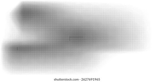 Plano de fundo gradiente de meio-tom do Grunge. Textura de ruído de grão desbotado. Papel de parede de areia branca e preta. Fundo retro pixelizado. Anime ou manga estilo história em quadrinhos. Design gráfico vetorial