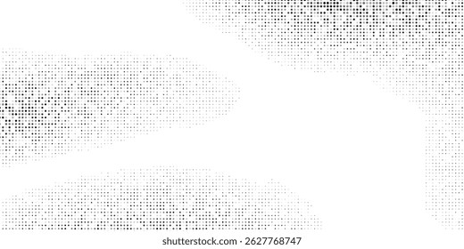 Plano de fundo gradiente de meio-tom do Grunge. Textura de ruído de grão desbotado. Papel de parede de areia branca e preta. Fundo retro pixelizado. Anime ou mangá estilo cômico sobreposição abstrata moderno
