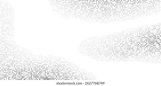 Plano de fundo gradiente de meio-tom do Grunge. Textura de ruído de grão desbotado. Papel de parede de areia branca e preta. Fundo retro pixelizado. Anime ou manga estilo história em quadrinhos abstrata