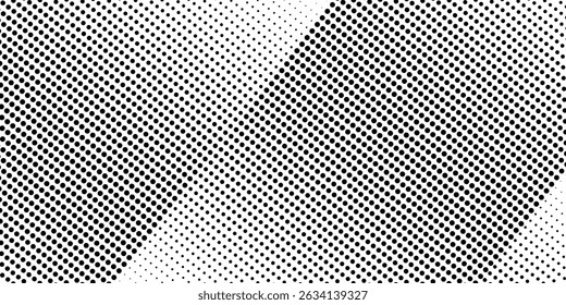 Plano de fundo gradiente de meio-tom do Grunge. Textura de ruído de grão desbotado. Papel de parede de areia branca e preta. Fundo retro pixelizado. Anime ou manga estilo história em quadrinhos. Modelo texturizado de design gráfico vetorial