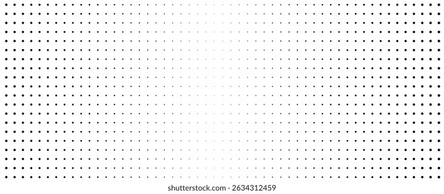 Grunge halftone gradient background. Faded grit noise texture. White and black sand wallpaper. Retro pixelated backdrop. Anime or manga style comic overlay. Vector graphic design textured template