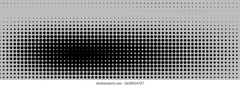 Grunge halftone gradient background. Faded grit noise texture. White and black sand wallpaper. Retro pixelated backdrop. Anime or manga style comic overlay. Vector graphic design textured