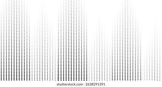 Grunge halftone gradient background. Faded grit noise texture. White and black sand wallpaper art modern.