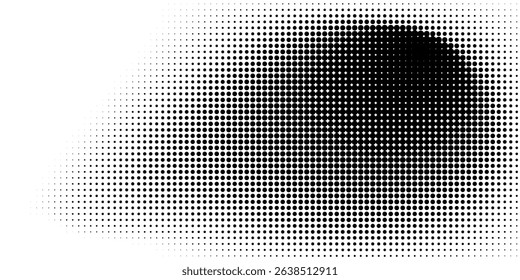Grunge halftone gradient background. Faded grit noise texture. vector