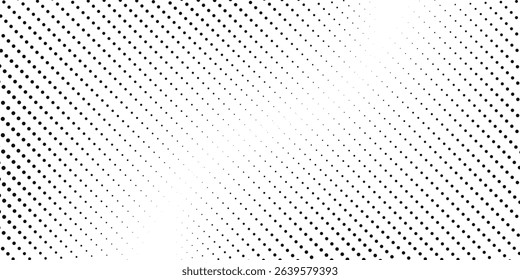 Grunge halftone gradient background. Faded grit noise texture. White and black sand wallpaper. Retro pixelated backdrop. Anime or manga style comic overlay. modern dot