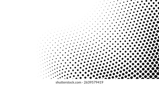Grunge halftone gradient background. Faded grit noise texture. White and black sand wallpaper. Retro pixelated backdrop. Anime or manga style comic overlay. modern dot