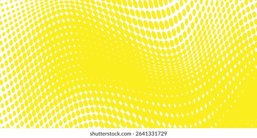 Grunge halftone gradient background. Faded grit noise texture. White and yellow sand wallpaper. Retro pixelated backdrop. Anime or manga style comic overlay. Vector graphic design textured template
