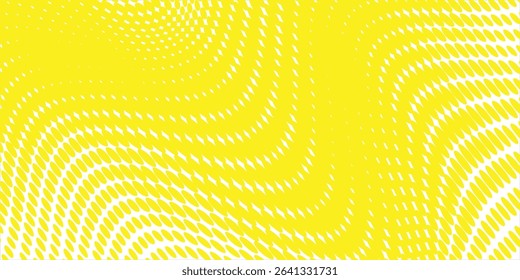 Grunge halftone gradient background. Faded grit noise texture. White and yellow sand wallpaper. Retro pixelated backdrop. Anime or manga style comic overlay. Vector graphic design textured template