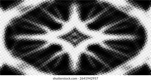 Grunge halftone gradient background. Faded grit noise texture. White and black sand wallpaper. Retro pixelated backdrop. Anime or manga style comic overlay. graphic design textured template modern