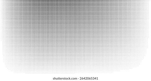 Grunge halftone gradient background. Faded grit noise texture. White and black sand wallpaper. Retro pixelated backdrop. Anime or manga style comic overlay.
