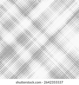 Plano de fundo gradiente de meio-tom do Grunge. Textura de ruído de grão desbotado. Papel de parede de areia branca e preta. Fundo retro pixelizado. Anime ou manga estilo história em quadrinhos. Modelo texturizado de design gráfico vetorial