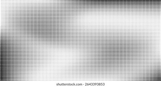 Plano de fundo gradiente de meio-tom do Grunge. Textura de ruído de grão desbotado. Branco e preto arenoso papel de parede eps10