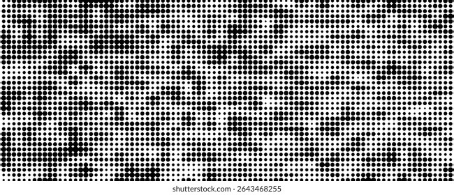 Plano de fundo gradiente de meio-tom do Grunge. Textura de ruído de grão desbotado. Papel de parede de areia branca e preta. Fundo retro pixelizado. Anime ou mangá estilo quadrinhos