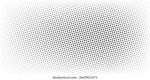 Plano de fundo gradiente de meio-tom do Grunge. Textura de ruído de grão desbotado. Papel de parede de areia branca e preta. Fundo retro pixelizado. Anime ou manga estilo história em quadrinhos. Modelo texturizado de design gráfico vetorial
