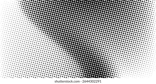 Plano de fundo gradiente de meio-tom do Grunge. Textura de ruído de grão desbotado. Papel de parede de areia branco e preto. Fundo retro pixelizado. Anime ou manga estilo história em quadrinhos sobreposição. vetor eps10