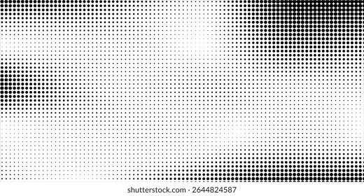 Grunge halftone gradient background. Faded grit noise texture. White and black sand wallpaper.