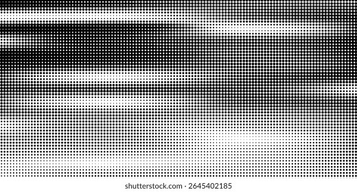 Grunge halftone gradient background. Faded grit noise texture. White and black sand wallpaper. Retro pixelated backdrop. Anime or manga style comic overlay. Vector graphic design textured template