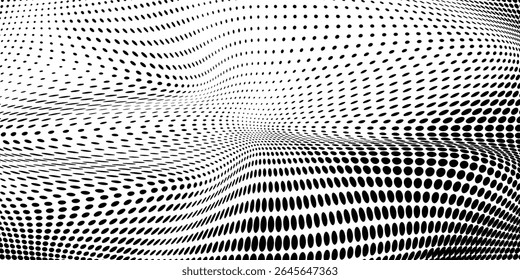 Grunge halftone gradient background. Faded grit noise texture. White and black sand wallpaper. Retro pixelated backdrop. Anime or manga style comic overlay. Vector graphic design textured template