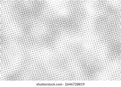 Plano de fundo gradiente de meio-tom do Grunge. Textura de ruído de grão desbotado. Papel de parede de areia branca e preta. Fundo retro pixelizado. Anime ou manga estilo história em quadrinhos. Modelo texturizado de design gráfico vetorial