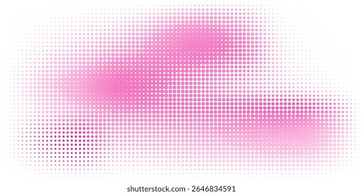Grunge medio tono gradiente de fondo. Textura ruidosa de arena descolorida. Fondo de pantalla de arena rosa y púrpura. Fondo pixelado retro.