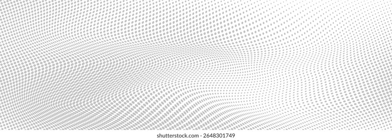 Grunge halftone gradient background. Faded grit noise texture. White and black sand wallpaper. Retro pixelated backdrop. Anime or manga style comic overlay. Vector graphic design textured template