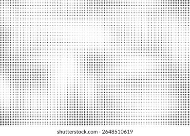 Plano de fundo gradiente de meio-tom do Grunge. Textura de ruído de grão desbotado. Papel de parede de areia branca e preta. Fundo retro pixelizado. Anime ou manga estilo história em quadrinhos. Modelo texturizado de design gráfico vetorial