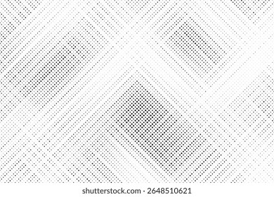 Plano de fundo gradiente de meio-tom do Grunge. Textura de ruído de grão desbotado. Papel de parede de areia branca e preta. Fundo retro pixelizado. Anime ou manga estilo história em quadrinhos. Modelo texturizado de design gráfico vetorial