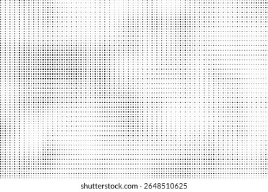 Plano de fundo gradiente de meio-tom do Grunge. Textura de ruído de grão desbotado. Papel de parede de areia branca e preta. Fundo retro pixelizado. Anime ou manga estilo história em quadrinhos. Modelo texturizado de design gráfico vetorial