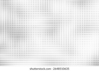 Plano de fundo gradiente de meio-tom do Grunge. Textura de ruído de grão desbotado. Papel de parede de areia branca e preta. Fundo retro pixelizado. Anime ou manga estilo história em quadrinhos. Modelo texturizado de design gráfico vetorial