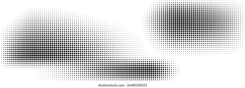 Plano de fundo gradiente de meio-tom do Grunge. Textura de ruído de grão desbotado. Papel de parede de areia branca e preta. Fundo retro pixelizado. Anime ou manga estilo história em quadrinhos. Modelo texturizado de design gráfico vetorial