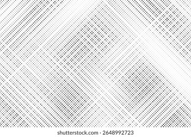 Plano de fundo gradiente de meio-tom do Grunge. Textura de ruído de grão desbotado. Papel de parede de areia branca e preta. Fundo retro pixelizado. Anime ou manga estilo história em quadrinhos. Modelo texturizado de design gráfico vetorial