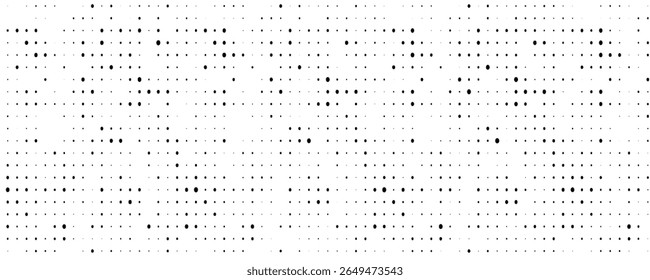 Plano de fundo gradiente de meio-tom do Grunge. Textura de ruído de grão desbotado. Papel de parede de areia branca e preta. Fundo retro pixelizado. Anime ou manga estilo história em quadrinhos. Modelo texturizado de design gráfico vetorial