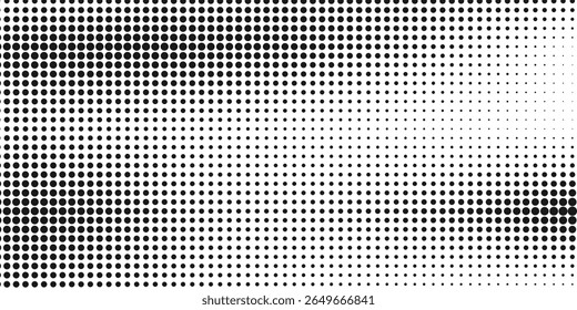 Plano de fundo gradiente de meio-tom do Grunge. Textura de ruído de grão desbotado. Papel de parede de areia branca e preta. Fundo retro pixelizado. Anime ou manga estilo história em quadrinhos. Modelo texturizado de design gráfico vetorial