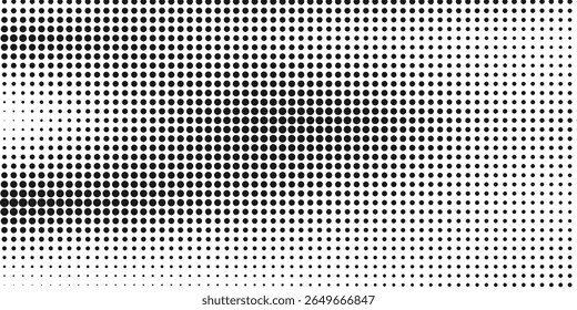 Plano de fundo gradiente de meio-tom do Grunge. Textura de ruído de grão desbotado. Papel de parede de areia branca e preta. Fundo retro pixelizado. Anime ou manga estilo história em quadrinhos. Modelo texturizado de design gráfico vetorial