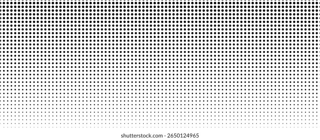 Plano de fundo gradiente de meio-tom do Grunge. Textura de ruído de grão desbotado. Papel de parede de areia branca e preta. Fundo retro pixelizado. Anime ou manga estilo história em quadrinhos. Modelo texturizado de design gráfico vetorial