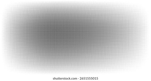 Plano de fundo gradiente de meio-tom do Grunge. Textura de ruído de grão desbotado. Papel de parede de areia branca e preta. Fundo retro pixelizado. Anime ou manga estilo história em quadrinhos. Modelo texturizado de design gráfico vetorial