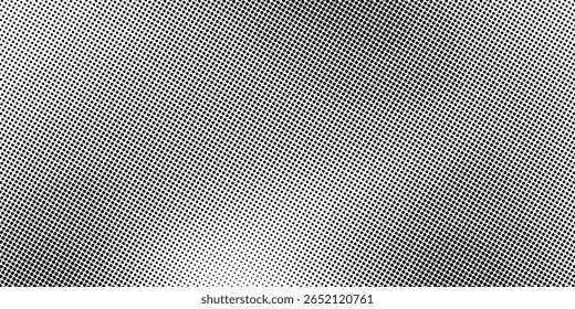 Grunge halftone gradient background. Faded grit noise texture. White and black sand wallpaper. vector