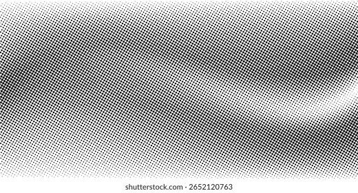 Plano de fundo gradiente de meio-tom do Grunge. Textura de ruído de grão desbotado. Papel de parede de areia branca e preta.
