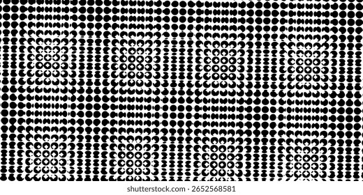 Plano de fundo gradiente de meio-tom do Grunge. Textura de ruído de grão desbotado. Papel de parede de areia branca e preta. Fundo retro pixelizado. Sobreposição de quadrinhos estilo anime ou mangá. efeito simples, excelente