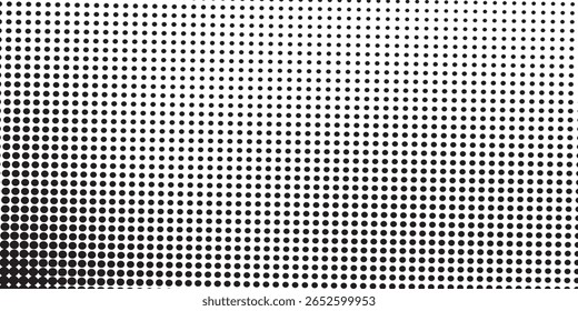 Plano de fundo gradiente de meio-tom do Grunge. Textura de ruído de grão desbotado. Papel de parede de areia branca e preta. Fundo retro pixelizado. Anime ou manga estilo história em quadrinhos. Modelo texturizado de design gráfico vetorial