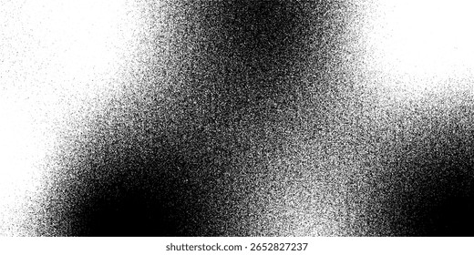 Plano de fundo gradiente de meio-tom do Grunge. Textura de ruído de grão desbotado. Papel de parede de areia branca e preta. Fundo retro pixelizado. Anime ou mangá estilo cômico sobreposição moderna