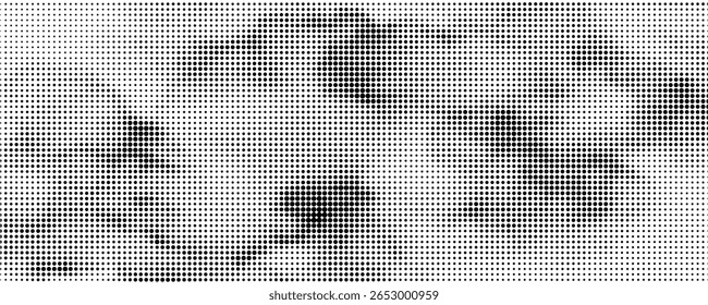 Grunge halftone gradient background. Faded grit noise texture. White and black sand wallpaper. Retro pixelated backdrop. Anime or manga style comic overlay. 