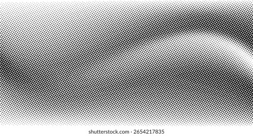 Grunge halftone gradient background. Faded grit noise texture. White and black sand wallpaper