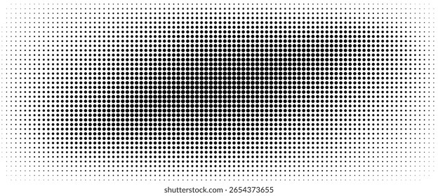 Grunge halftone gradient background. Faded grit noise texture. White and black sandy wallpaper. Retro pixelated backdrop. Anime or manga style comic overlay. Vector graphic design textured template